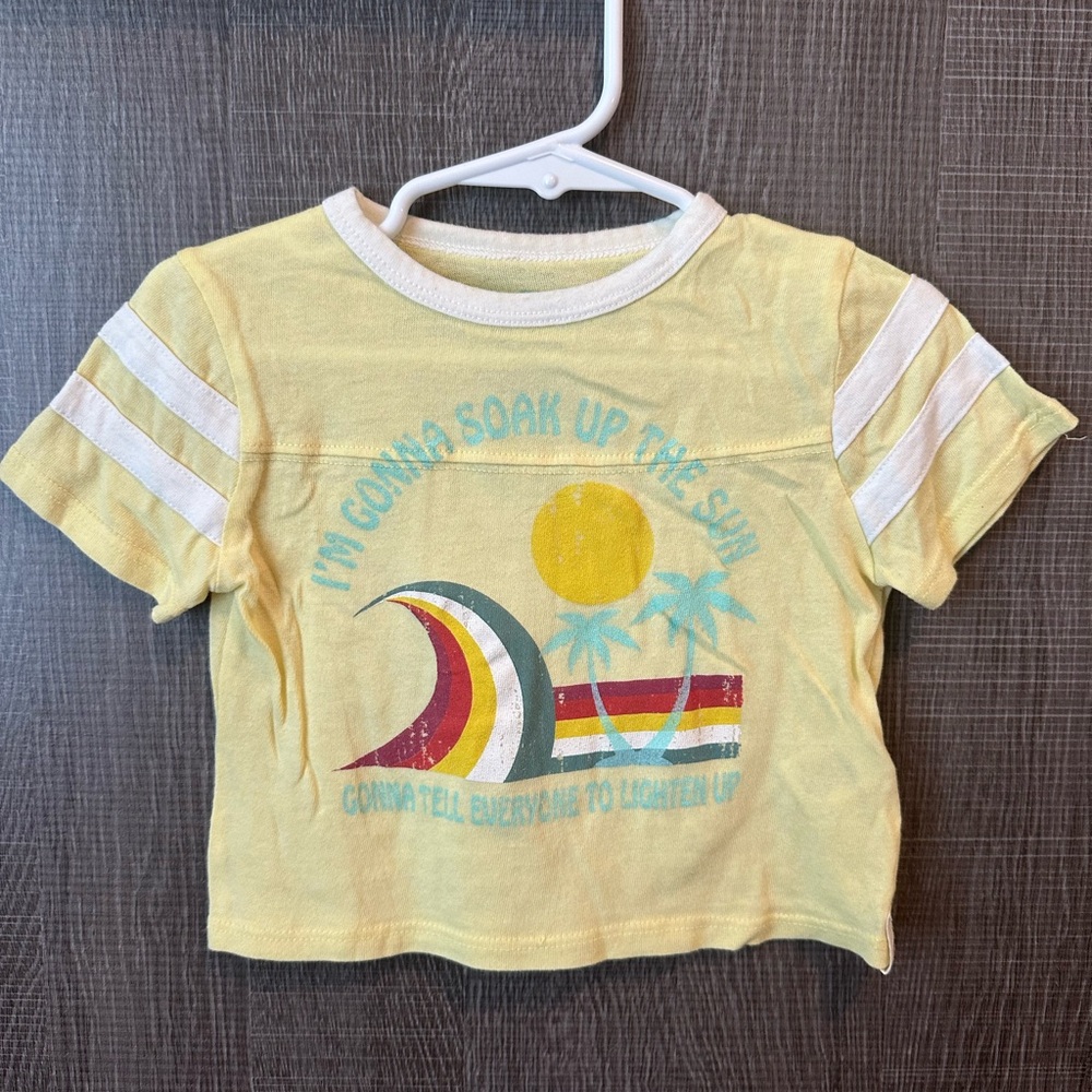 Rowdy Sprout Band Tee 12-18m
